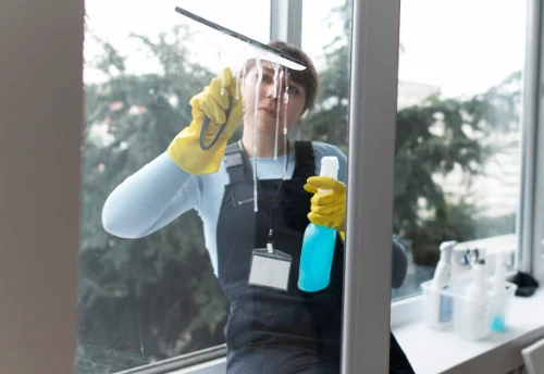 Nettoyage de vitres intérieures et extérieures à Châteauneuf-Villevieille
